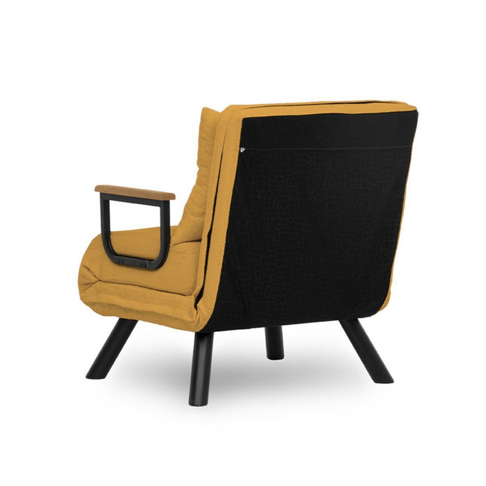 Calicosy - Slaapfauteuil SANDO - B67 cm - Geel