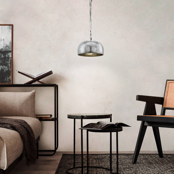 EGLO Vintage Dumphry - Hanglamp - 1 Lichts - ø340 mm. - Chroom