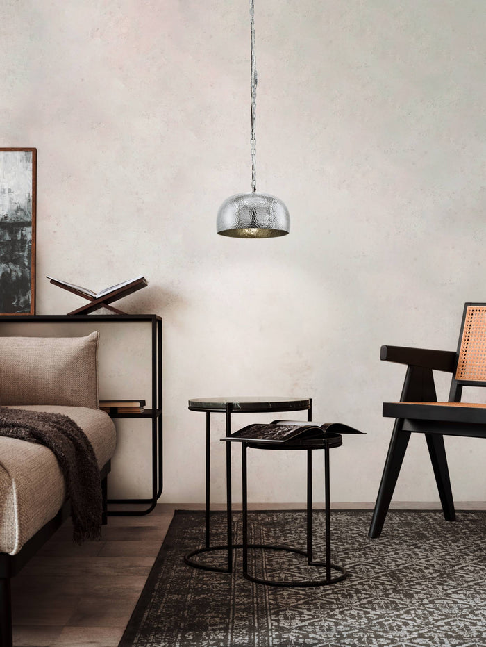 EGLO Vintage Dumphry - Hanglamp - 1 Lichts - ø340 mm. - Chroom