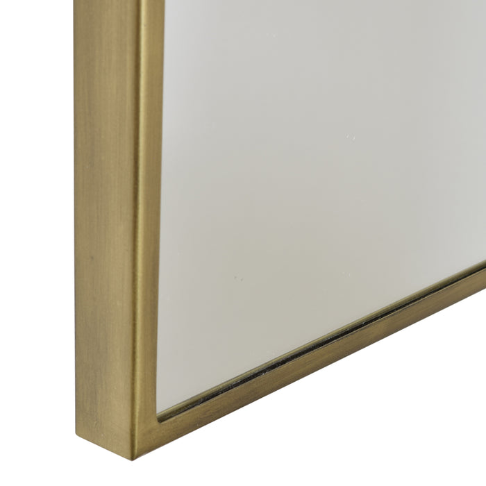 LOFT42 Industry Rectangle Spiegel - Metaal - antiek Messing - 60x40x4