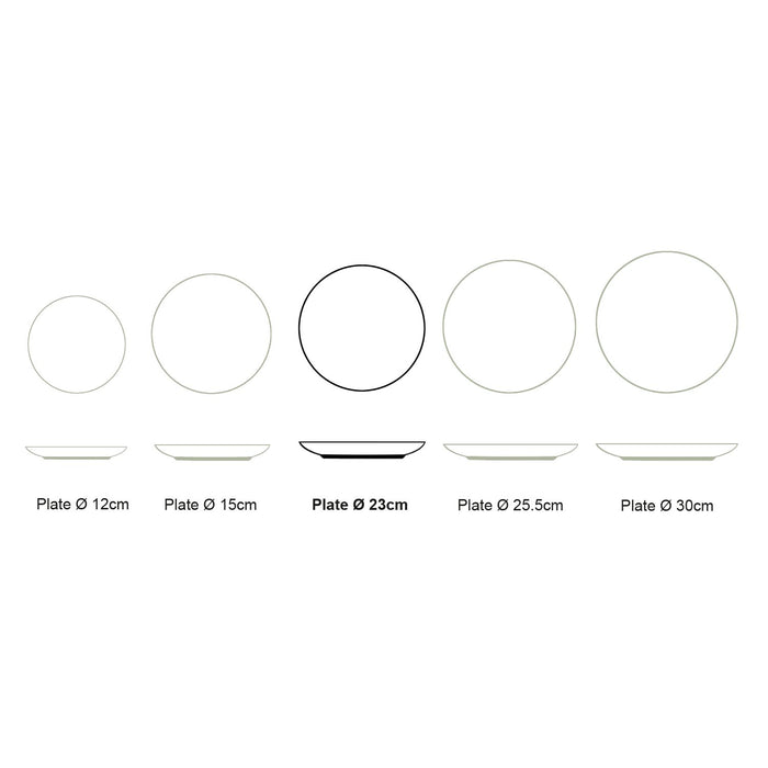 vtwonen Painted Borden - Ontbijtborden - Serviesset van 4 - 23cm