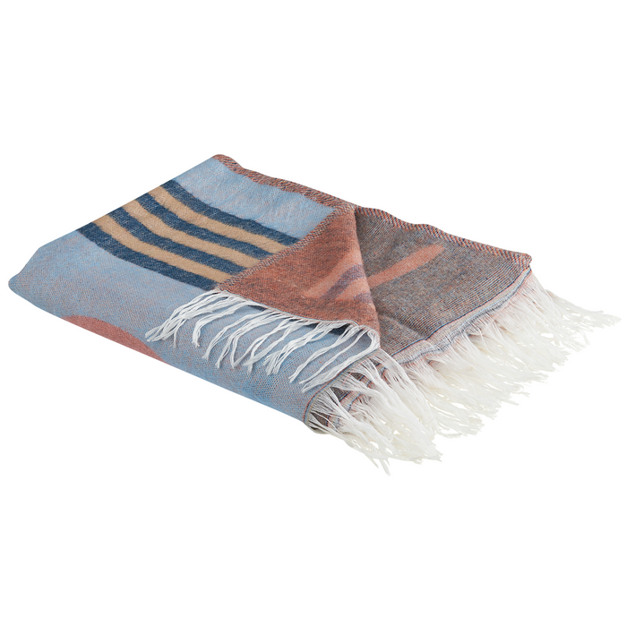 Beliani - RESHA - Plaid - Lichtrood - 130 x 170 cm - Polyester