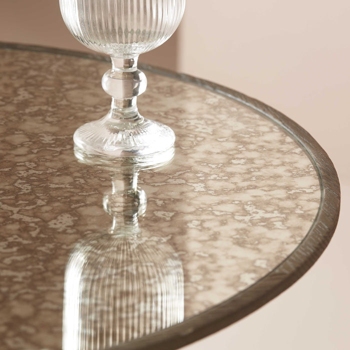 Signature - Bijzettafel MAFRA - L60 cm - Eiken en glas