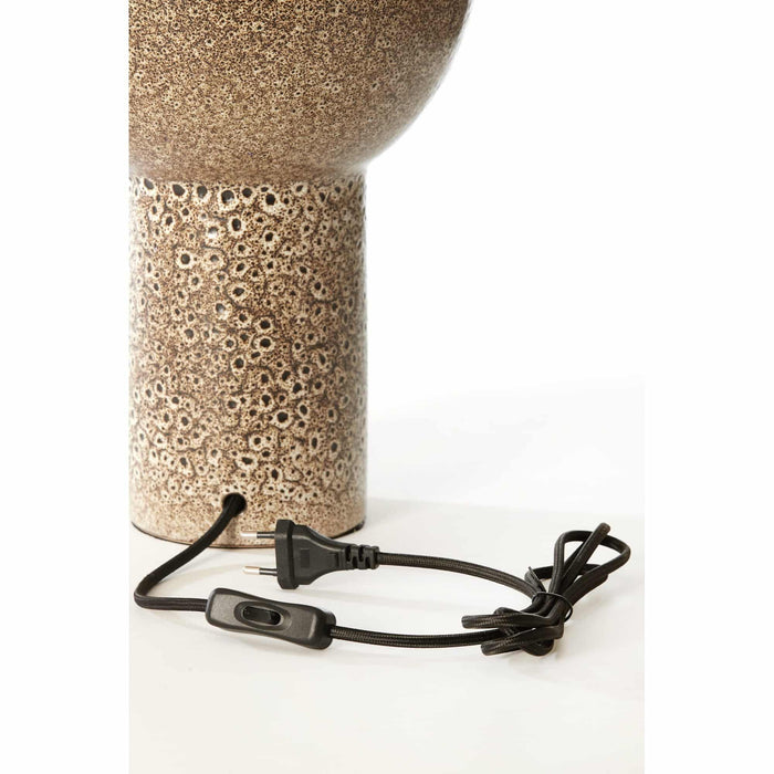 Light & Living Lampvoet Yasur - Zwart - Ø26cm