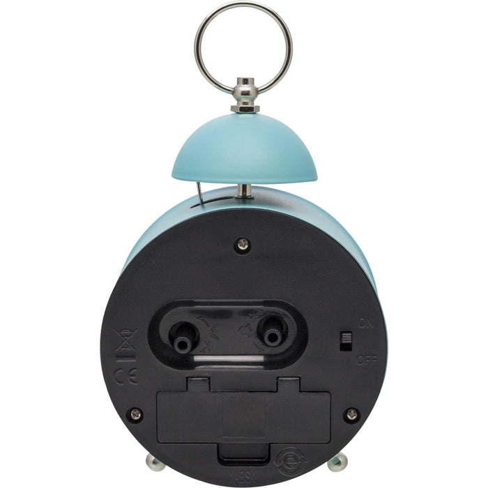 NeXtime - NeXtime - Wekker - 16 cm - Metaal - Turquoise - 'Single
