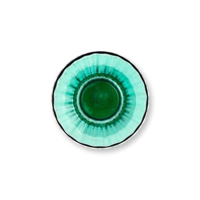 vtwonen Vaas - Bloemenvaas van Glas - Groen - 26x45cm