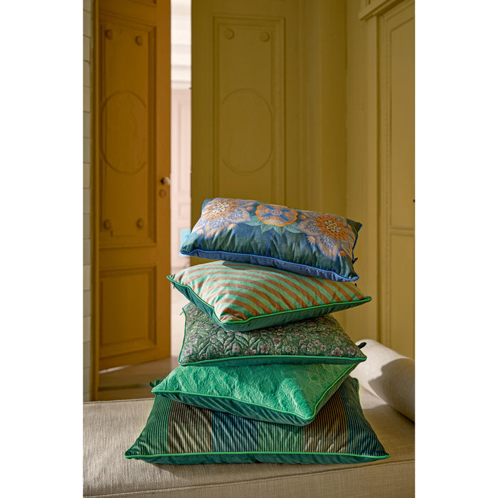 Pip Studio Sierkussen Multi Stripe - Groen - 50x70cm