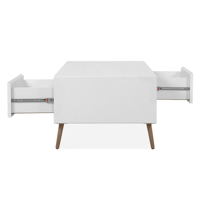 Calicosy - Salontafel Arona - 94 cm - Houtlook & Wit