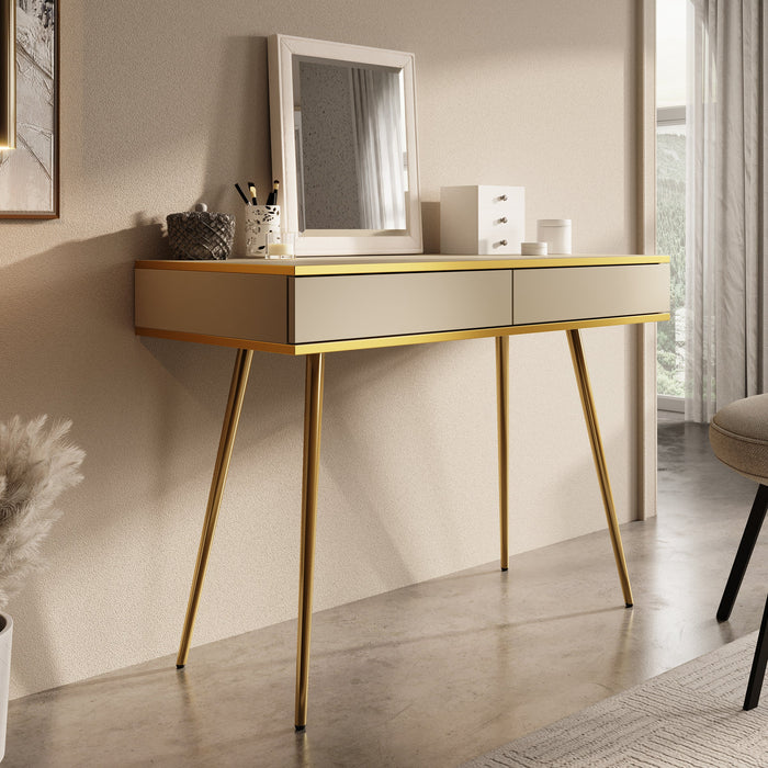 Meubella - Kaptafel Orleans - Beige - 102 cm