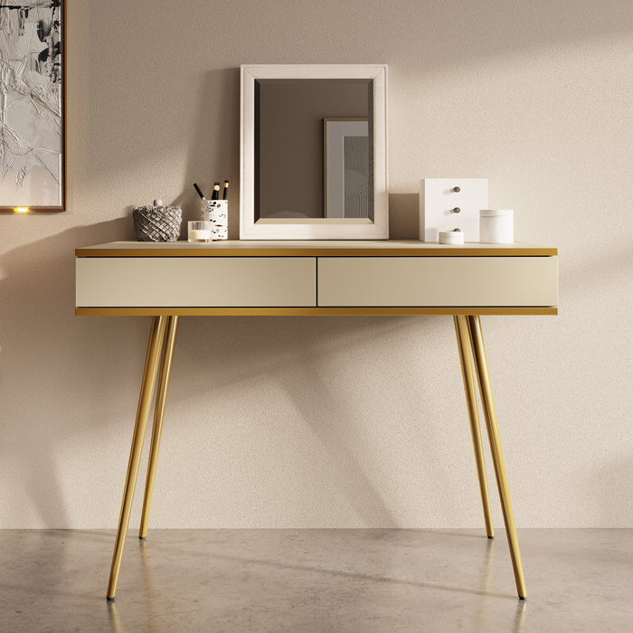 Meubella - Kaptafel Orleans - Beige - 102 cm