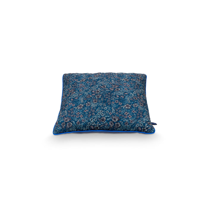 Pip Studio Sierkussen Quilted Daisy - Blauw - 50x50cm