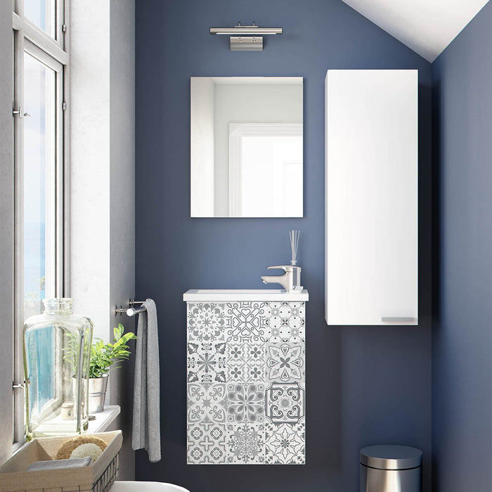 Calicosy - Hangende kolomkast met 1 deur - H74 cm