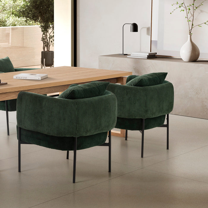 Calicosy - Fauteuil ARUNI - L73 cm - Metalen poten