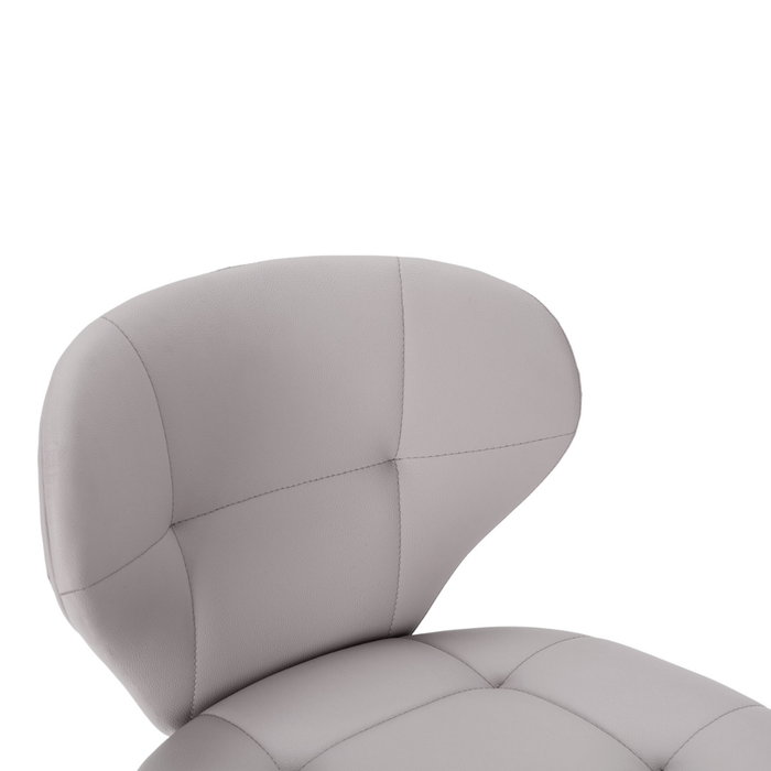 Calicosy - Set 2 stoelen MAURA - L50 cm - Zwart metaal