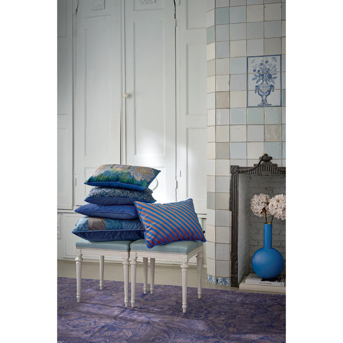 Pip Studio Sierkussen Quilted Daisy - Blauw - 50x50cm