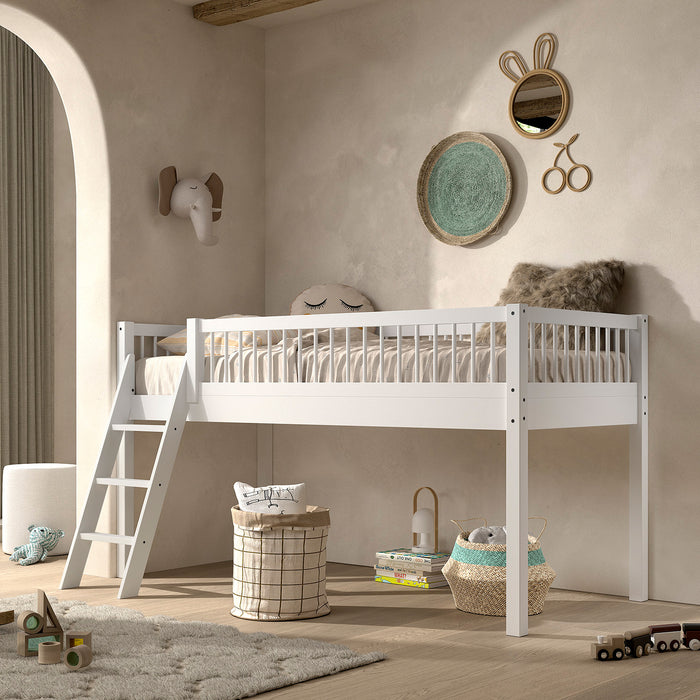 Vipack Forrest Halfhoogslaper 90 x 200 cm - Wit