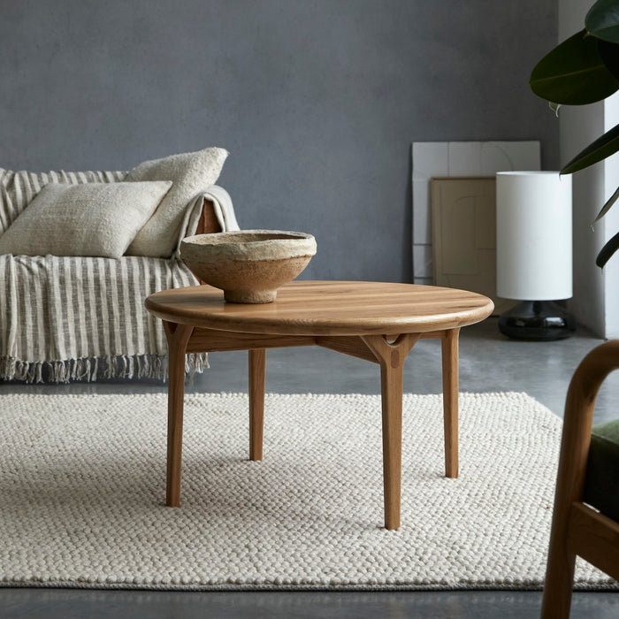 Tikamoon - Massief eiken salontafel 80x80 Clara