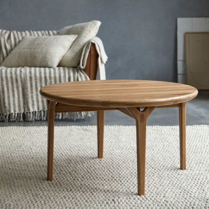 Tikamoon - Massief eiken salontafel 80x80 Clara