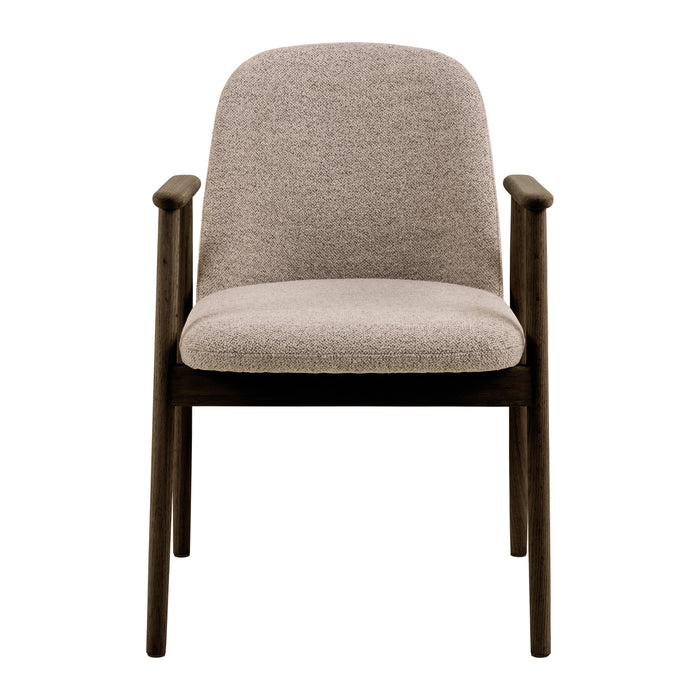 by fonQ Miro Eetkamerstoel - Zand / Donker Eiken