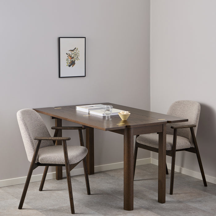 by fonQ Miro Eetkamerstoel - Zand / Donker Eiken