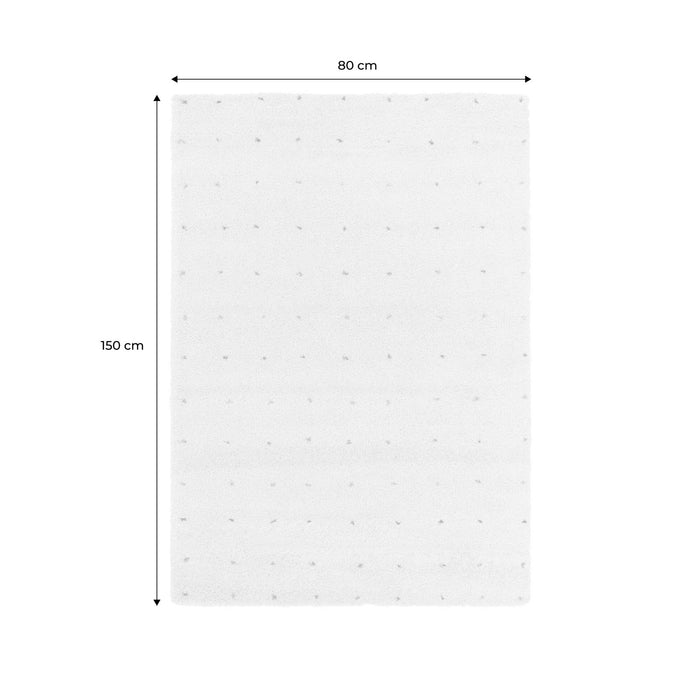 sweeek - Kindertapijt met stippen, crèmekleurig en veelkleurig