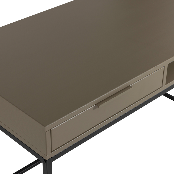 WOOOD Nore Bureau - Grenen - Mud - 75x130x58