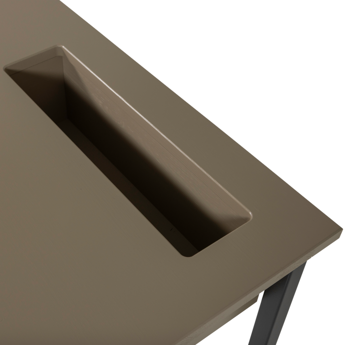 WOOOD New Julius Bureau - Grenen - Mud - 75x126x53