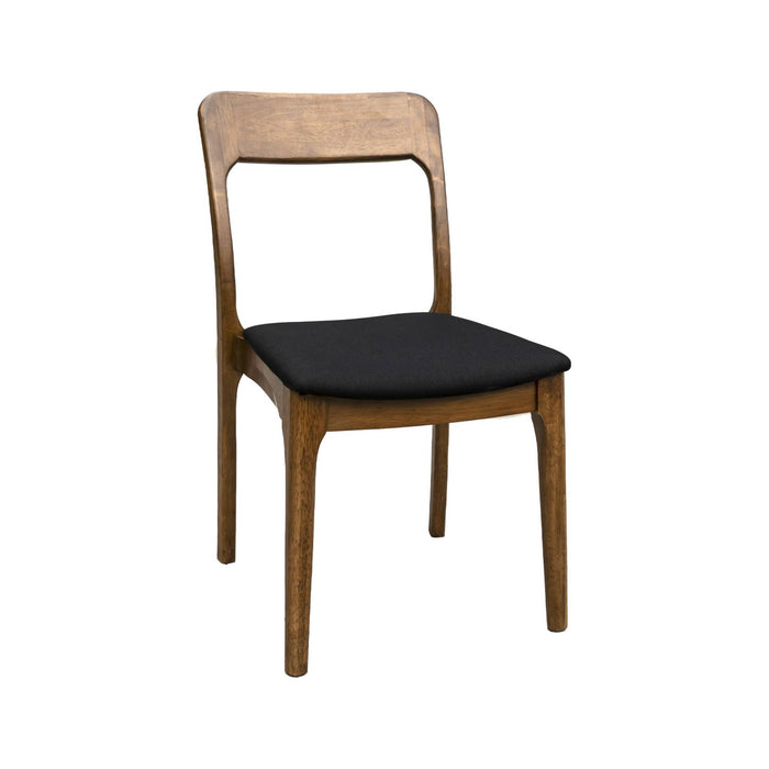 sweeek - Rechthoekige eettafel van rubberhout en essenfineer 160 cm, 6