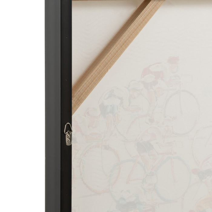 J-Line schilderij Wielrenners - canvas|verf - mix