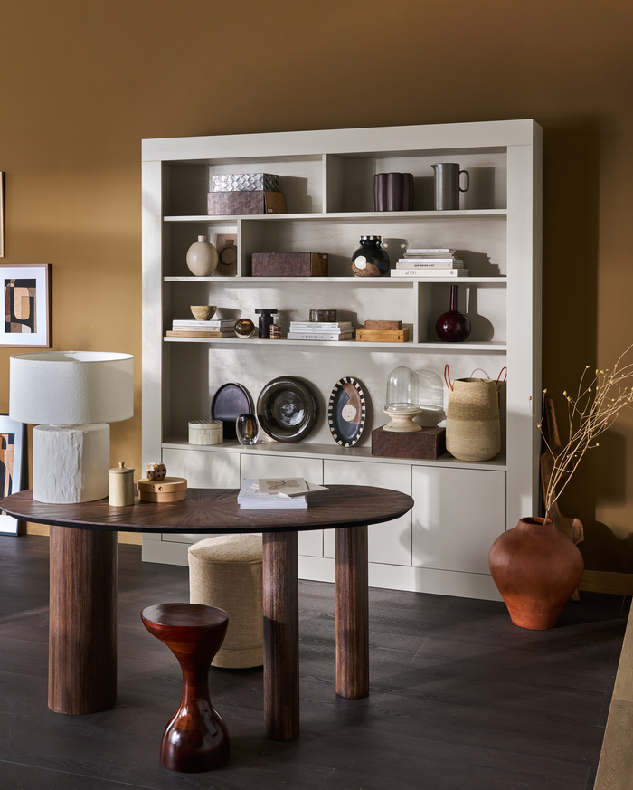 vtwonen Wallcover Wandkast - Grenen Hout - Dust|Grijs - 229x210x31