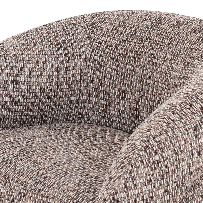 DÉJA Living - Draaifauteuil - Taupe Stof - 94x83x70cm - Bodø