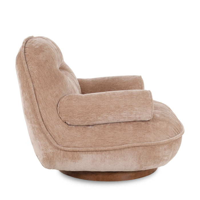 DÉJA Living - Draaifauteuil - Beige - 93x102x85cm - Melbu