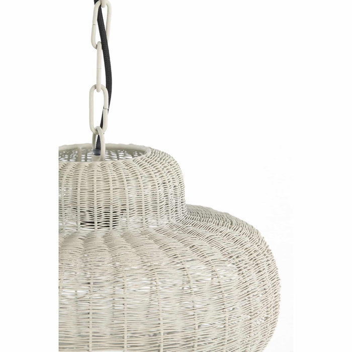 Light & Living Hanglamp Piedra - Wit - Ø35cm