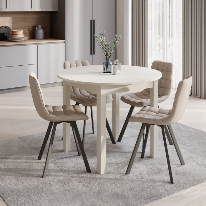 Meubella - South - Eetkamertafel - Beige