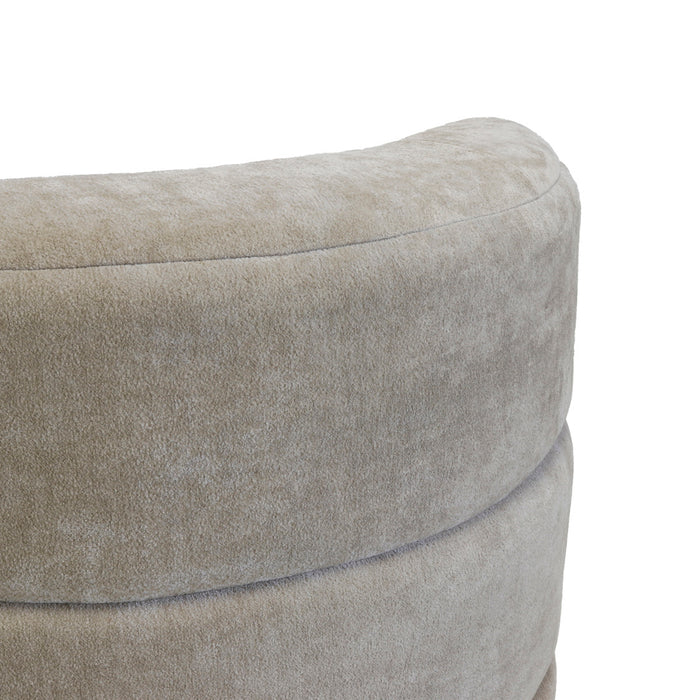 DÉJA Living - Draaifauteuil Beige Stof - 88x95x75cm - Ethan