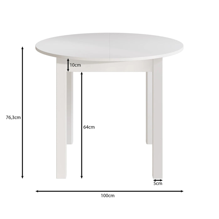Meubella - South - Eetkamertafel - Beige