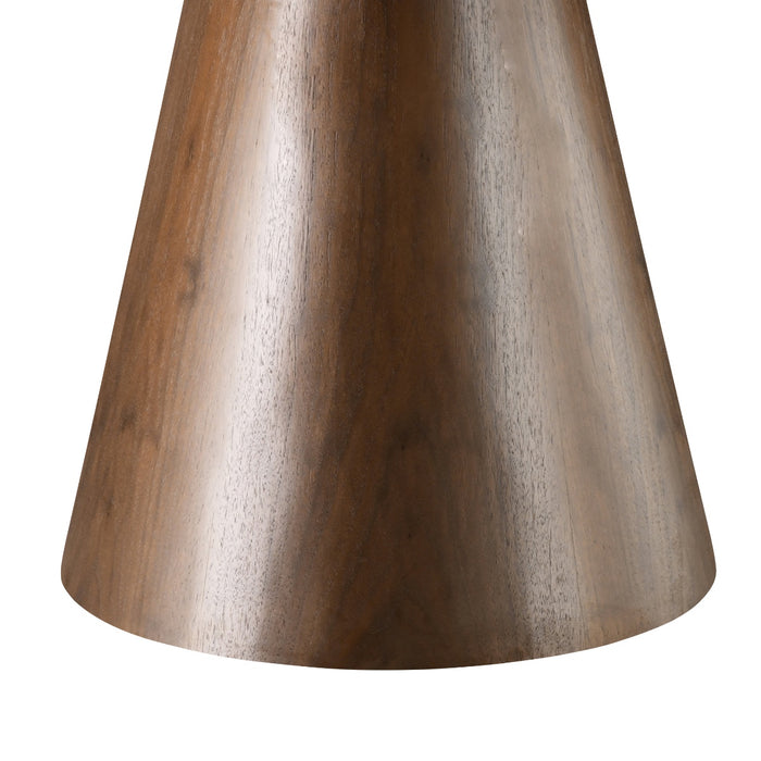 Giga Meubel - Eettafel - Walnoot - Uitschuifbaar - Ø120|160cm - Sivan