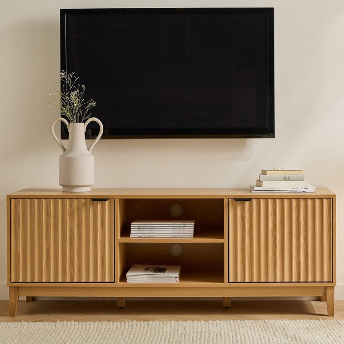 Calicosy - TV-meubel BOLOGNE - L140 cm - Golvend