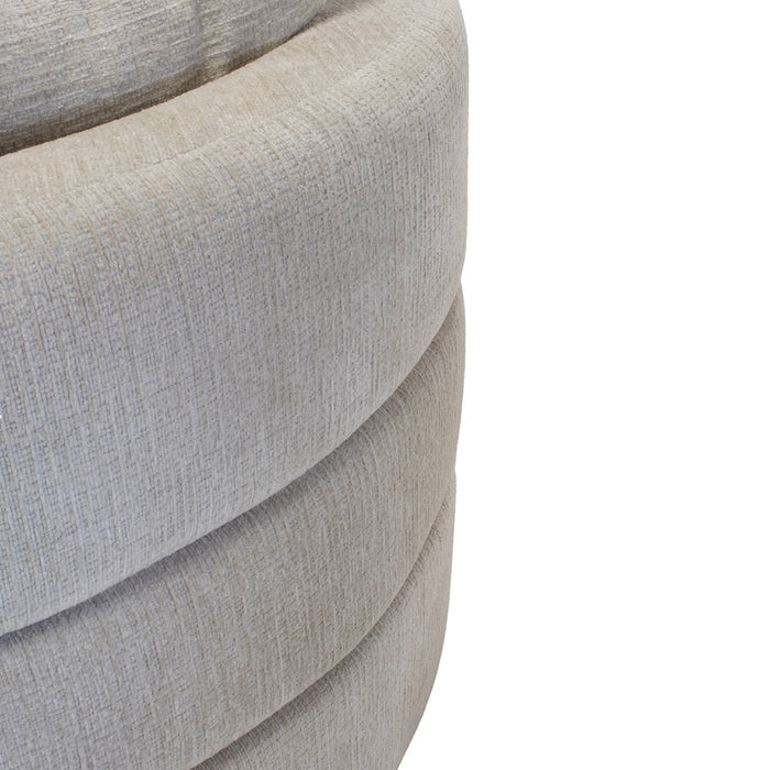 DÉJA Living - Loveseat Zand Stof - Ø124x84cm - Miles