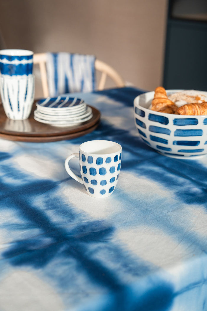 vtwonen Painted Mok met oor - Mokken - Serviesset van 4 - 275ml