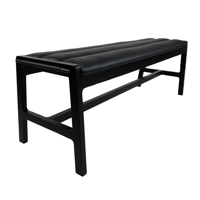 Leef eetbank 140 zwart