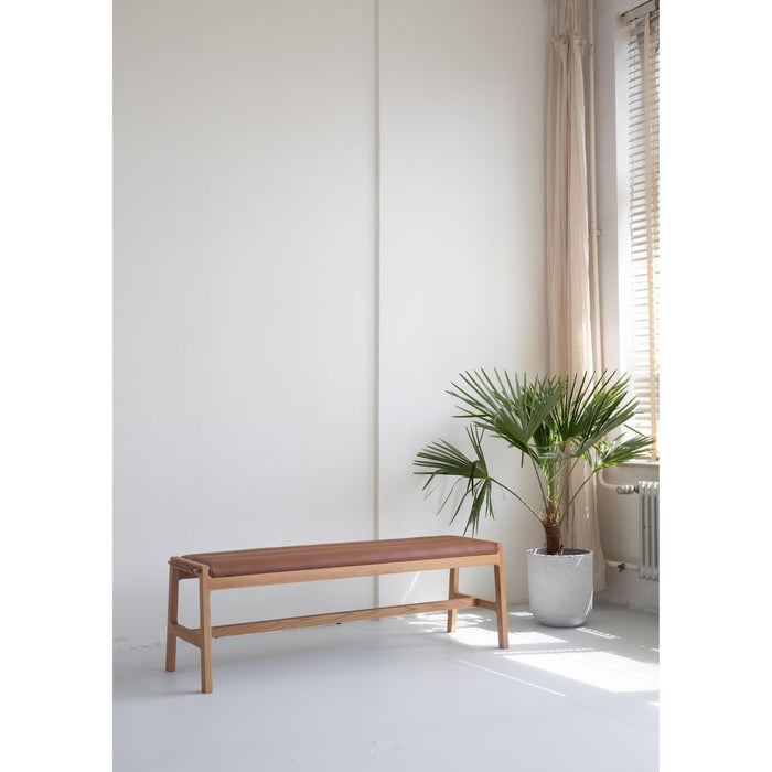 Leef eetbank 140 zwart