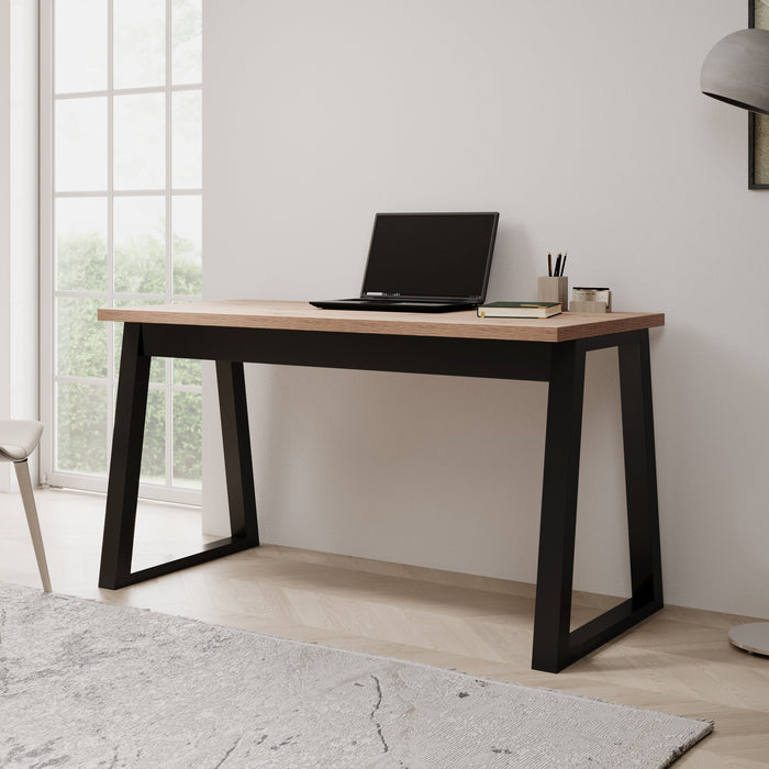 Meubella - Ithaca - Bureau - Eiken - 135x65 cm