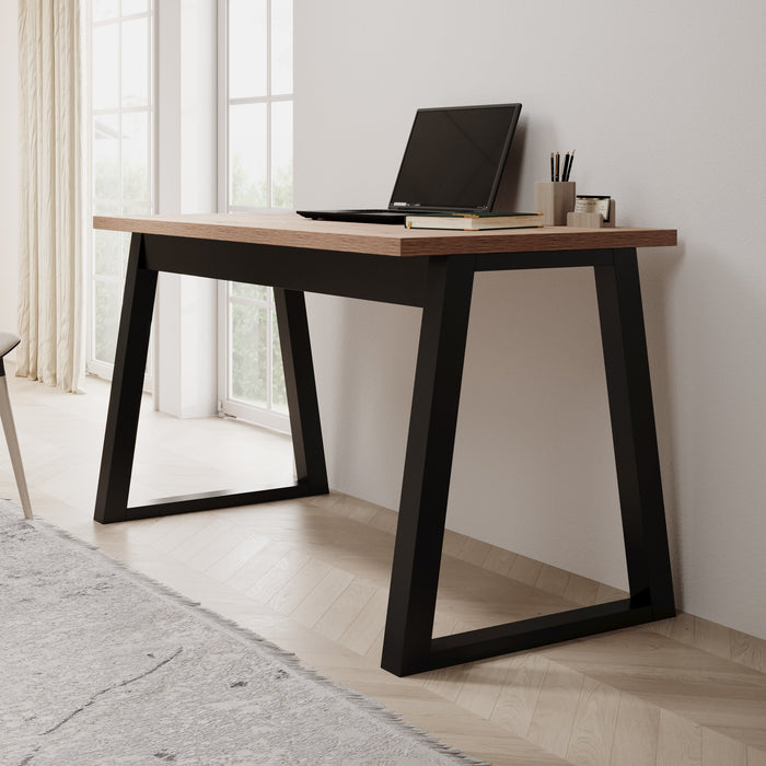 Meubella - Ithaca - Bureau - Eiken - 135x65 cm