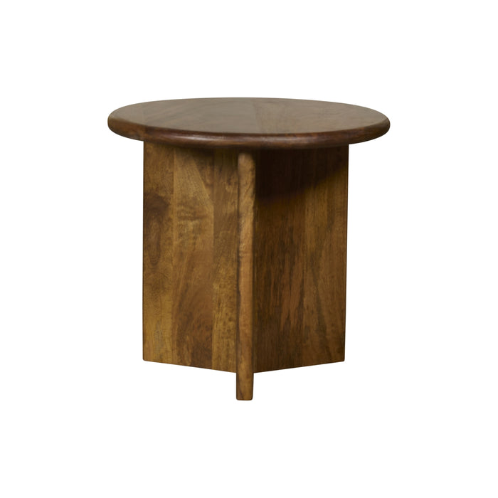 Bijzettafel Lens - Bruin|Hout - Mango - Hout