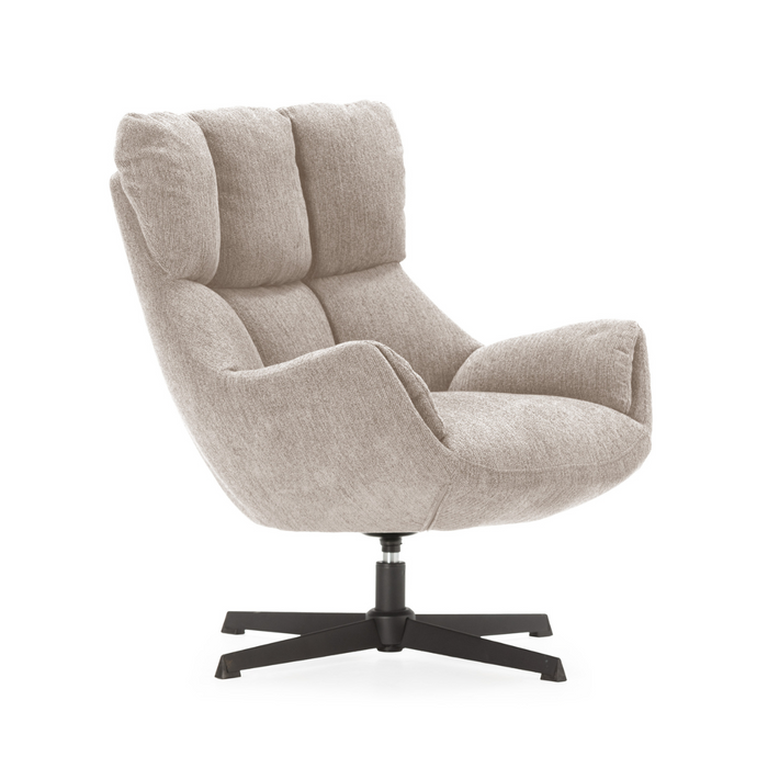 Calicosy - Fauteuil ODETTE - H89 cm - Gewatteerde stof