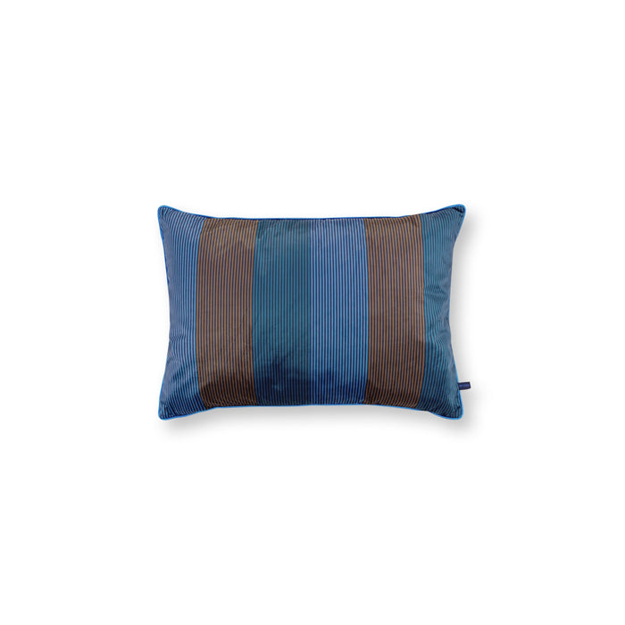 Pip Studio Sierkussen Multi Stripe - Blauw - 50x70cm