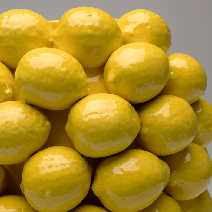 Vaas citroenen geel 40cm Kare Design