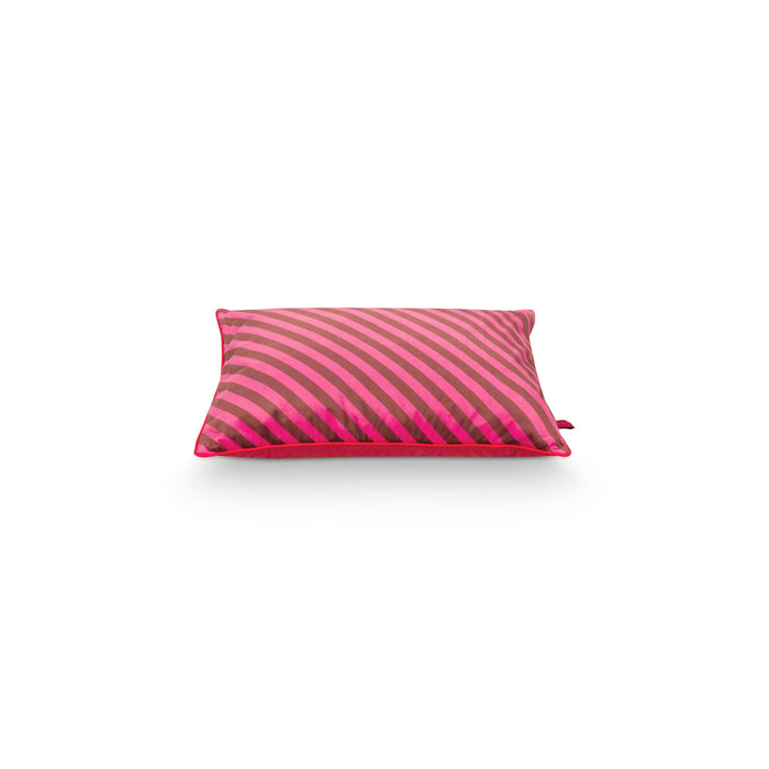 Pip Studio Sierkussen Block Stripes - Roze - 35x50cm