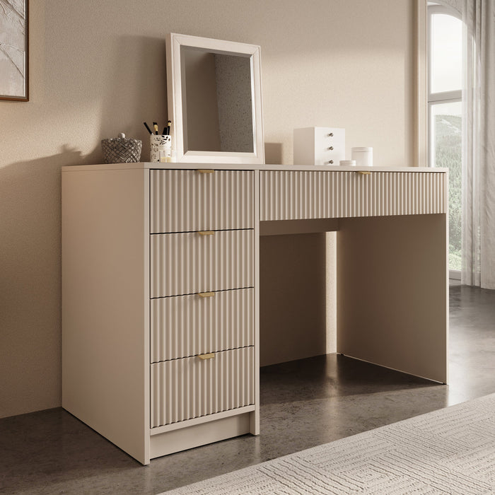 Meubella - Kaptafel Tavares - Beige - 120 cm